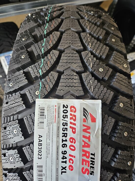 205/55R16 Antares Grip60 Ice ar šīpiem